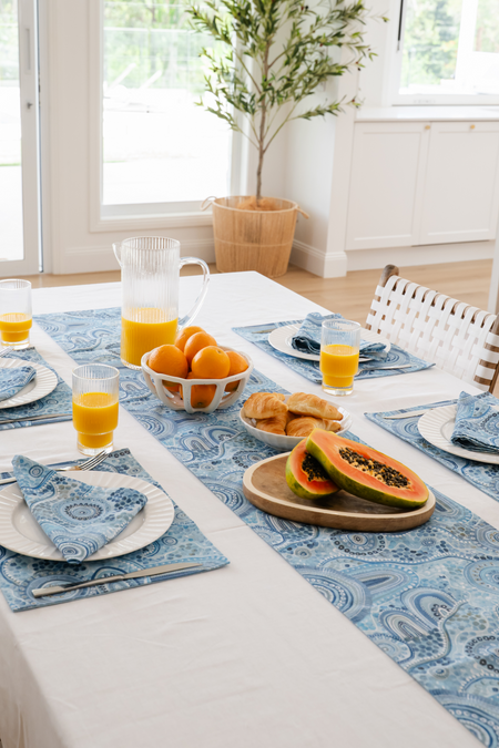 The Space Between Poly Cotton Table Runner (183cm x 33cm)