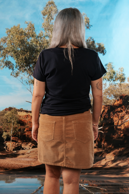 Hands That Have Carried Us NAIDOC Week 2026 Navy Cotton Everday Women's T-Shirt