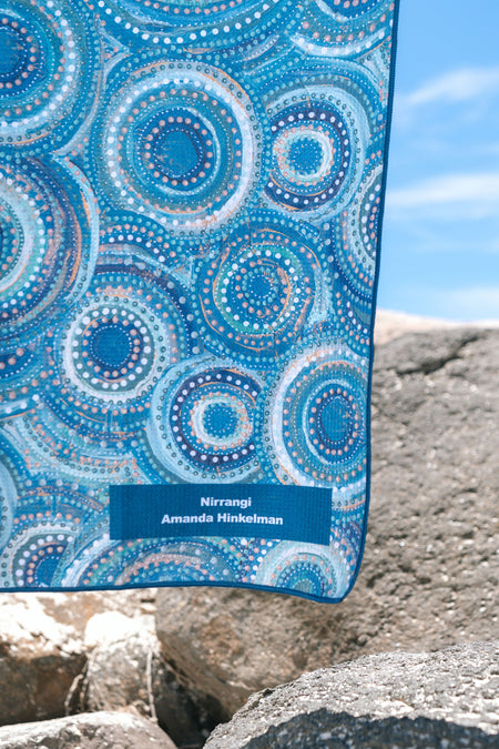 Nirrangi Sand Free rPET Beach Towel (80x160cm)