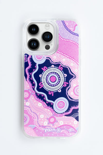 A Woman's Connection Clear Printed Phone Case (iPhone/Samsung)