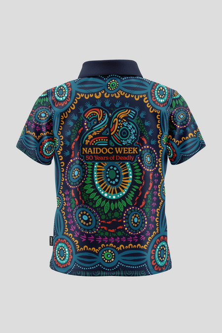 An Abundance Of Culture NAIDOC 2026 Kids Polo Shirt