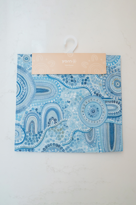 The Space Between Poly Cotton Table Runner (183cm x 33cm)