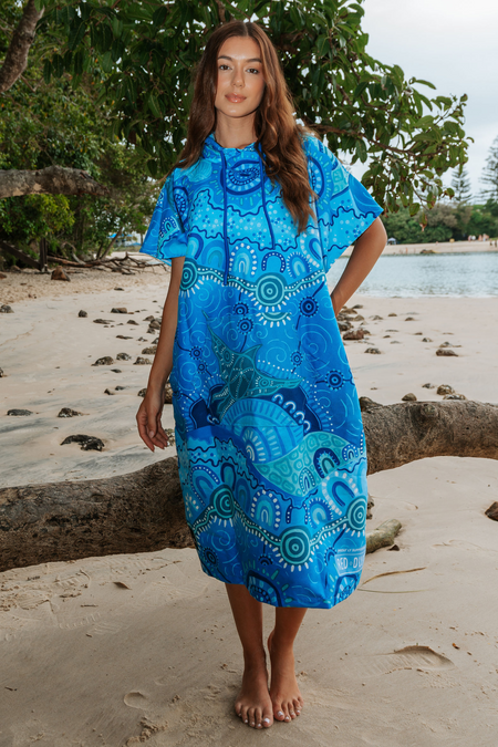 Together We Rise Beach Poncho