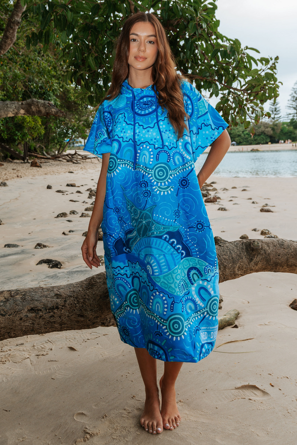 Together We Rise Beach Poncho