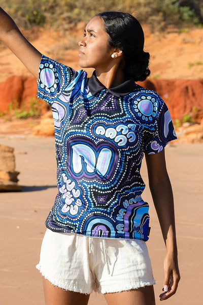 Koorrookee 'Grandmother' UPF50+ Kids Polo Shirt