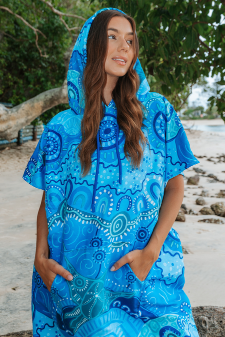 Together We Rise Beach Poncho