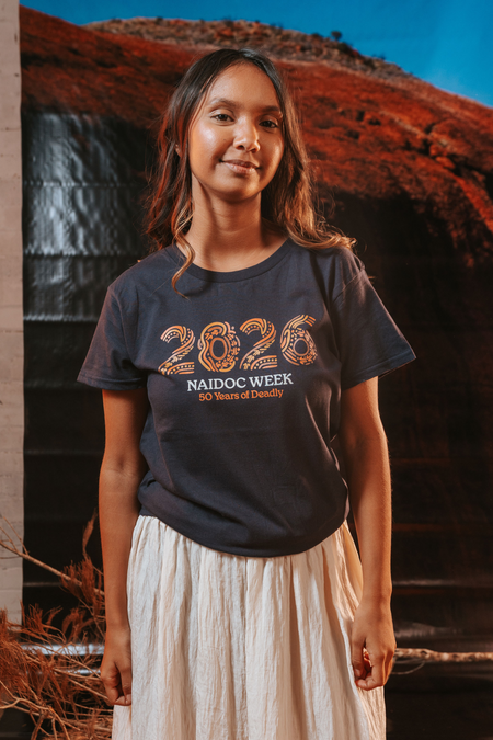 NAIDOC Week 2026 Navy Cotton Everyday Women's T-Shirt
