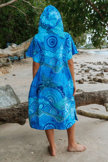 Together We Rise Beach Poncho