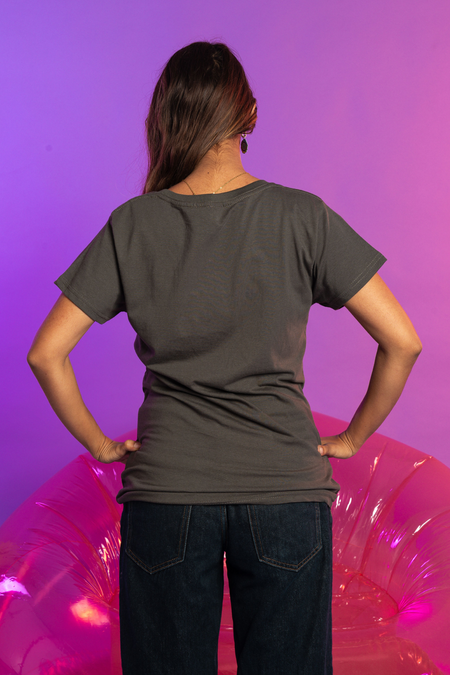 Pride Heart Charcoal Cotton Everyday Women's T-Shirt