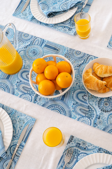 The Space Between Poly Cotton Table Runner (183cm x 33cm)