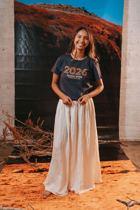 NAIDOC Week 2026 Navy Cotton Everyday Women's T-Shirt