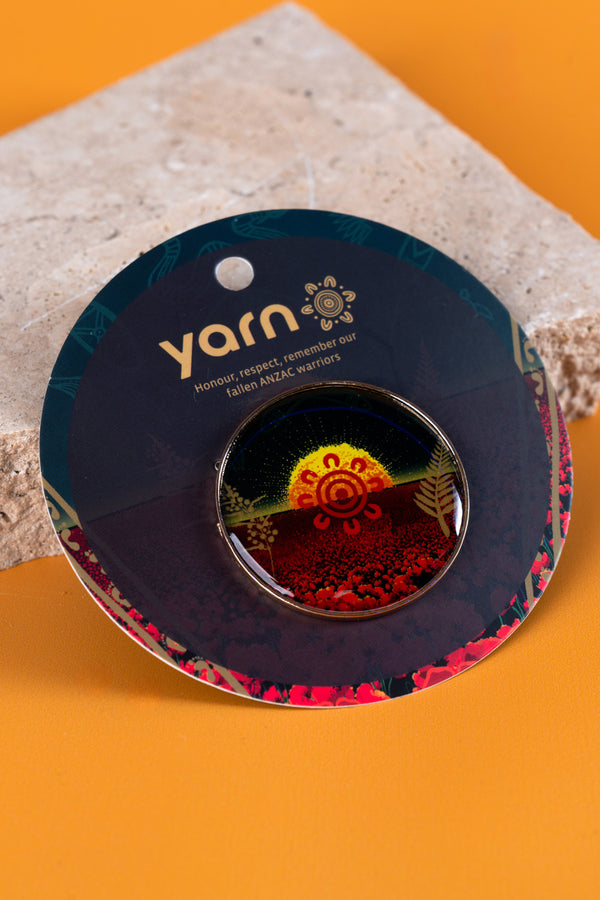 Honouring Our Fallen Warriors ANZAC Lapel Pin