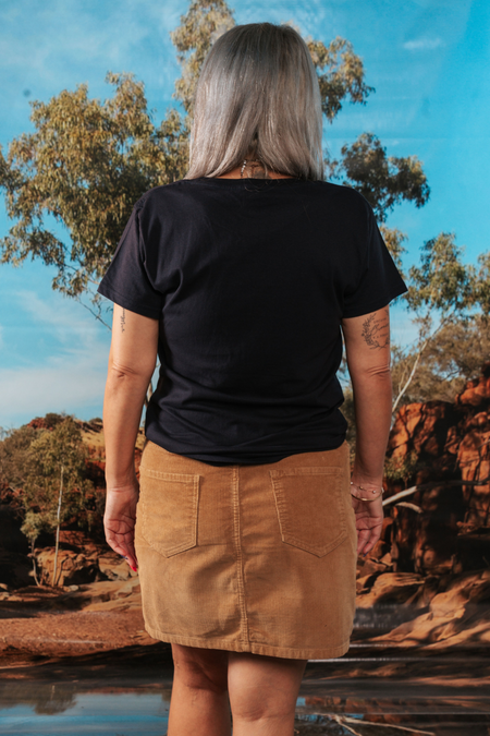 Connection To Culture NAIDOC Week 2026 Navy Cotton Crew Neck Women's T-Shirt