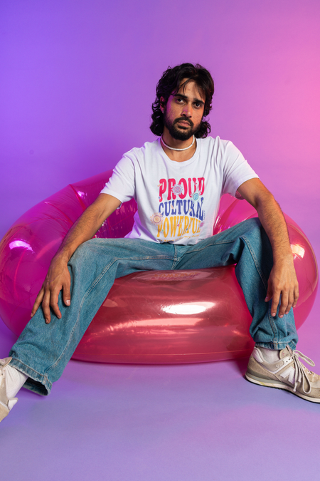 Proud, Cultural & Powerful White Cotton Everyday Unisex T-Shirt