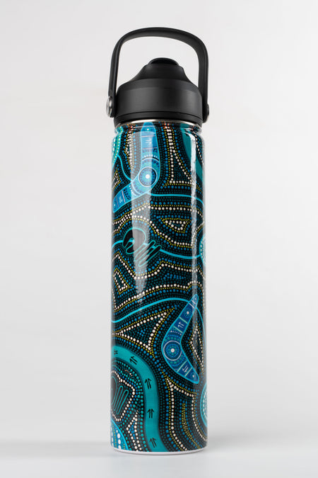 Deadly Dads Insulated Stainless Steel Personalised Drink Bottle