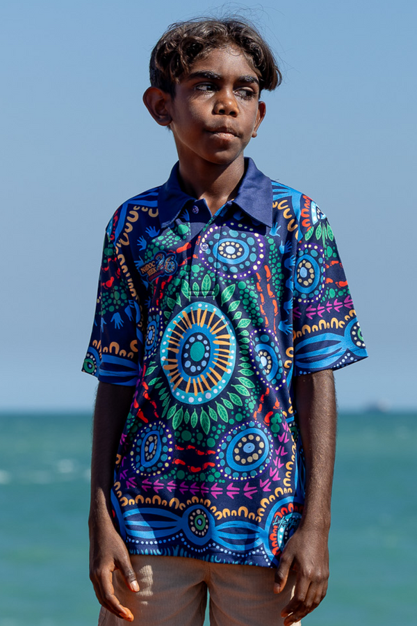 An Abundance Of Culture Kids Polo Shirt