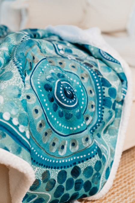 The Space Between Sherpa Throw Blanket (150cm x 200cm)