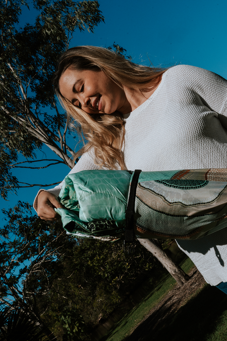 Coastal Yooroorroom (No.2) Outdoor Puff Blanket