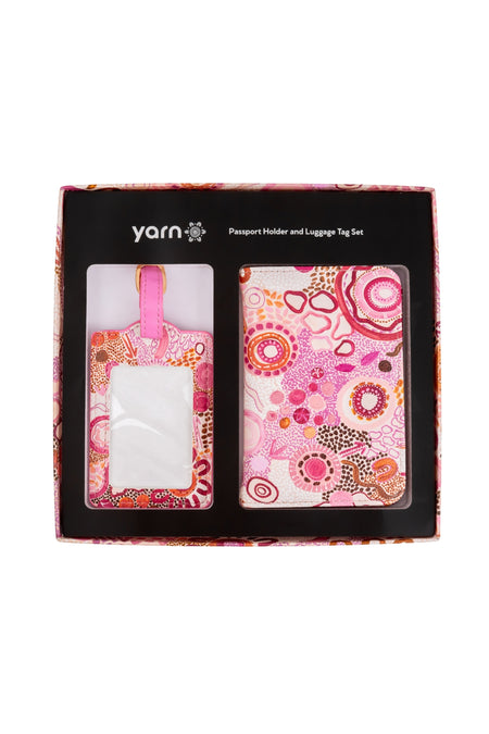 Djeran Passport Holder & Luggage Tag Boxed Set