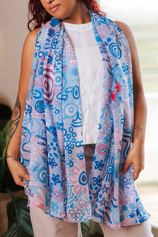 Mother Nature Chiffon Scarf