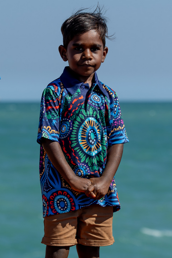 An Abundance Of Culture Kids Polo Shirt