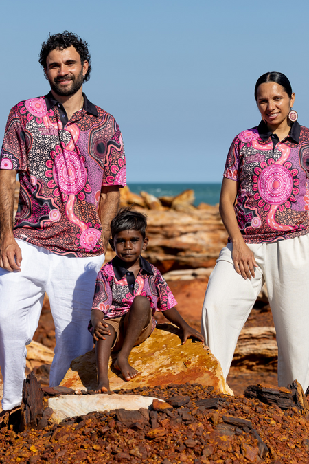 Celebration Through Generations NAIDOC 2026 Women's Fitted Polo Shirt