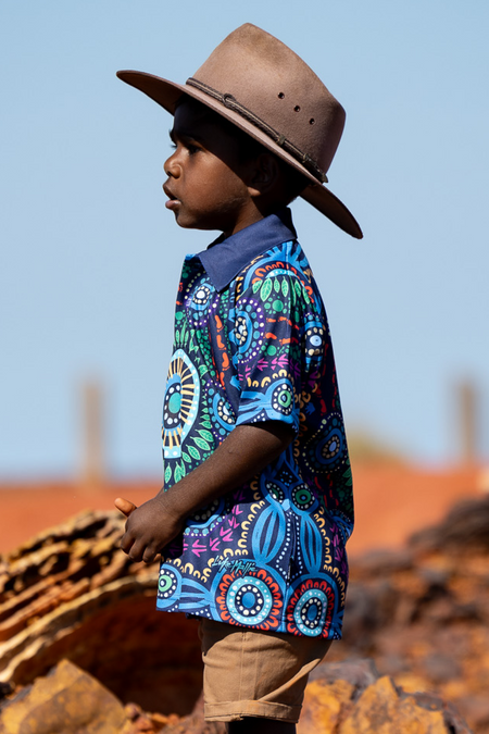An Abundance Of Culture Kids Polo Shirt
