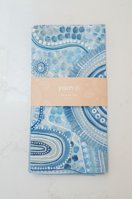 The Space Between Cotton Tea Towel (2 Pack)