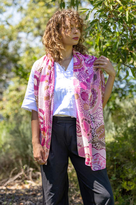 Djeran Rectangle Chiffon Scarf
