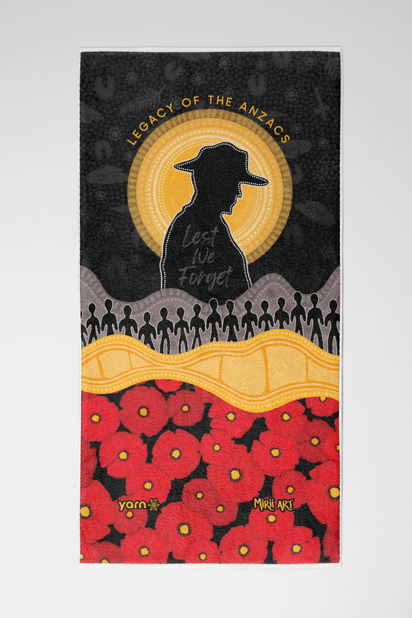 Legacy of the ANZACS Beach Towel