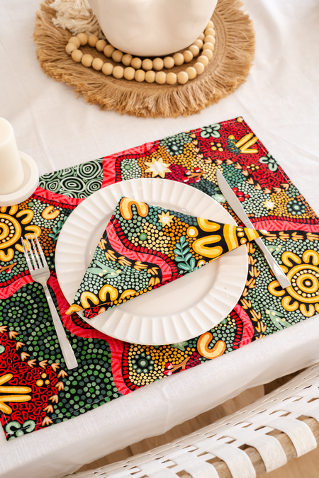 Harmony Linen Blend Placemat (4 Pack)