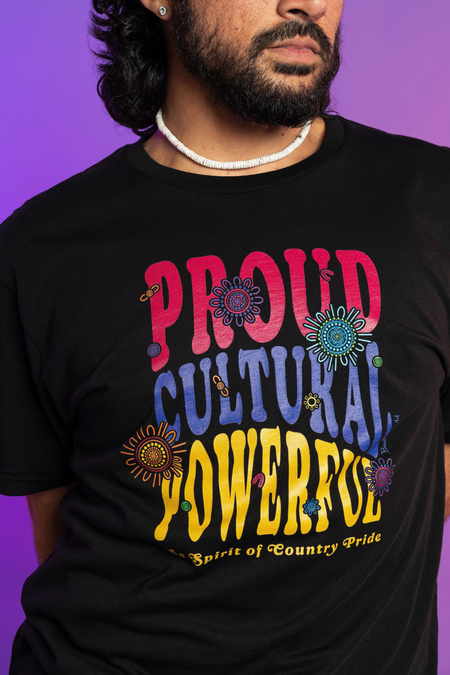 Proud, Cultural & Powerful Black Cotton Everyday Unisex T-Shirt