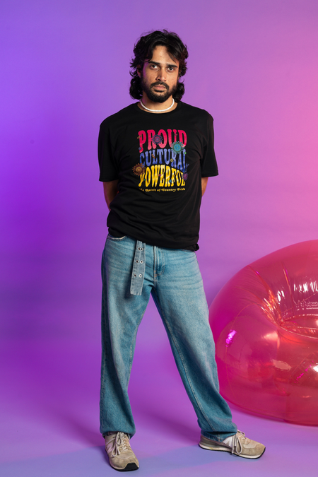 Proud, Cultural & Powerful Black Cotton Everyday Unisex T-Shirt