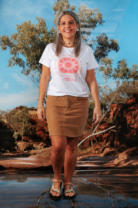 Spirit Of A Movement NAIDOC Week 2026 White Cotton Everyday Women's T-Shirt