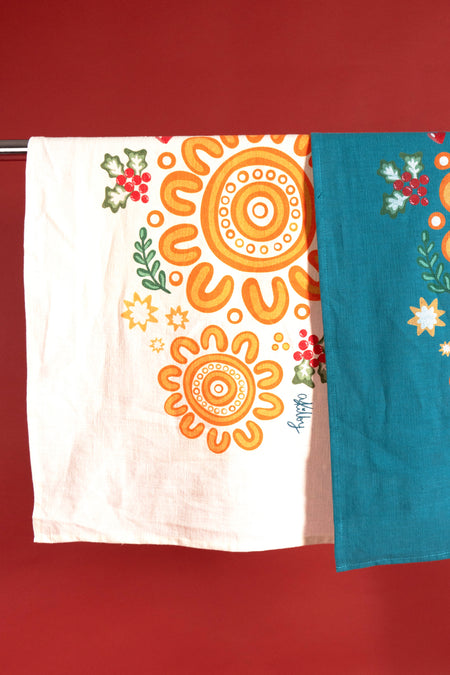 Harmony Linen Blend Tea Towel (2 Pack)