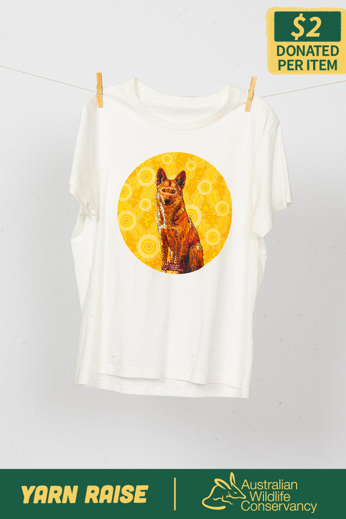 Dingo (Wilkarr) 'Australian Wildlife Conservancy' Natural Cotton Crew