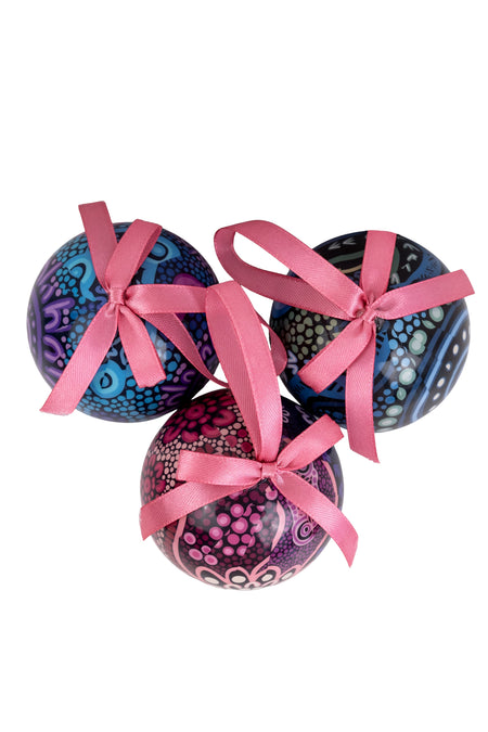 Amy Kilby Christmas Baubles (3 Pack)