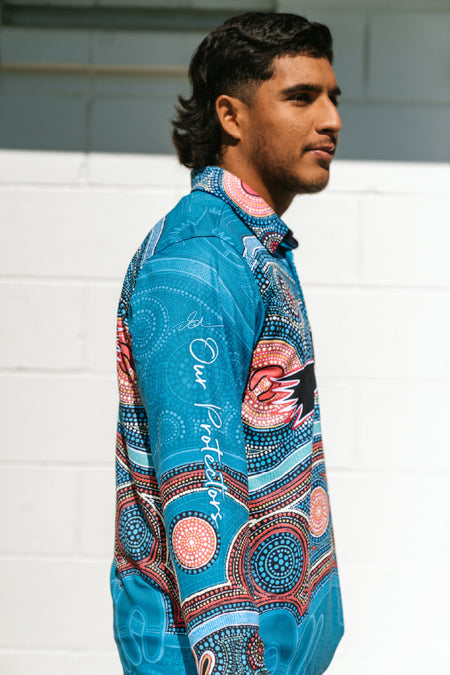 Our Protectors Unisex Long Sleeve Polo Shirt