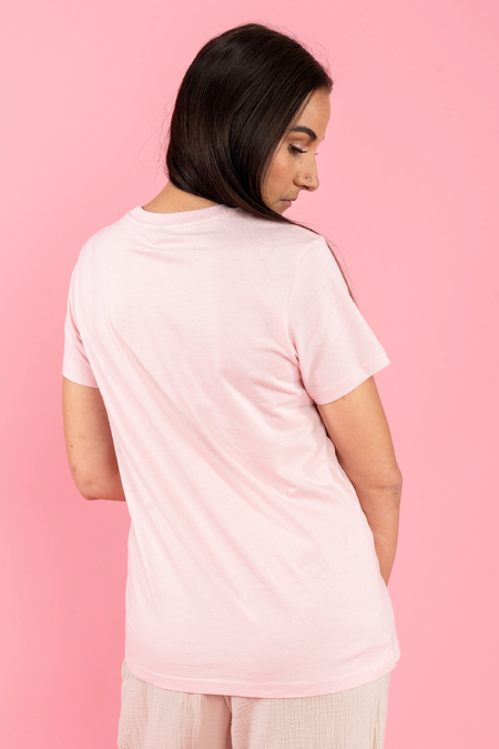United In Pink Pink Cotton Crew Neck Women's T-Shirt