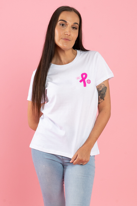 Sistas Save Sistas White Cotton Crew Neck Women's T-Shirt