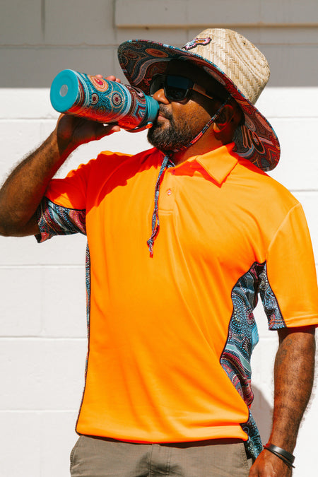 Our Protectors 1L Insulated Stainless Steel Drink Bottle with Handle