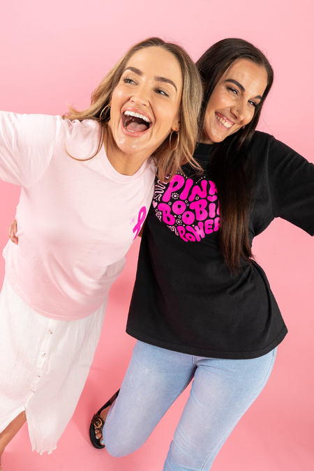 Sistas Save Sistas Pink Cotton Crew Neck Women's T-Shirt