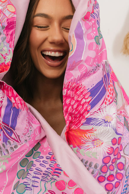 Flowers Along the River 100% Cotton Quilt Cover Set