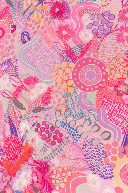 Flowers Along the River 100% Cotton Quilt Cover Set