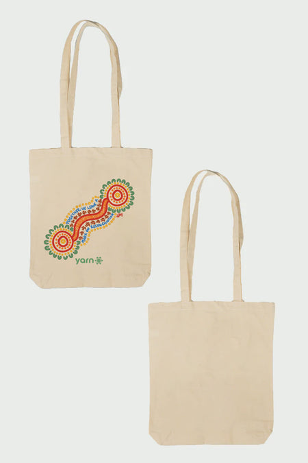 Imprint Of Change 'Reconciliation Week' Alt Khaki Long Handle Cotton Tote Bag