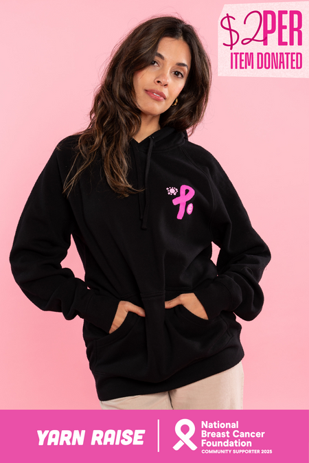Sistas Save Sistas Black Cotton Blend Unisex Hoodie