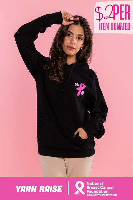 Sistas Save Sistas Black Cotton Blend Unisex Hoodie