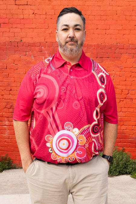 Bunurong Country Essence Unisex Polo Shirt