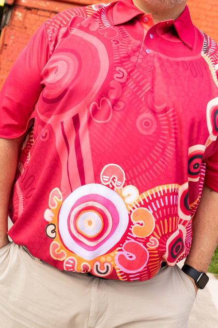 Bunurong Country Essence Unisex Polo Shirt