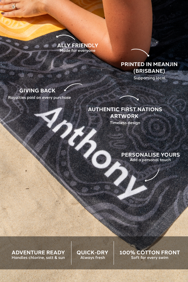 Respecting Our Elders Beach Towel